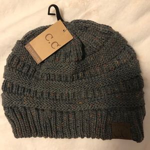 CC grey beanie
